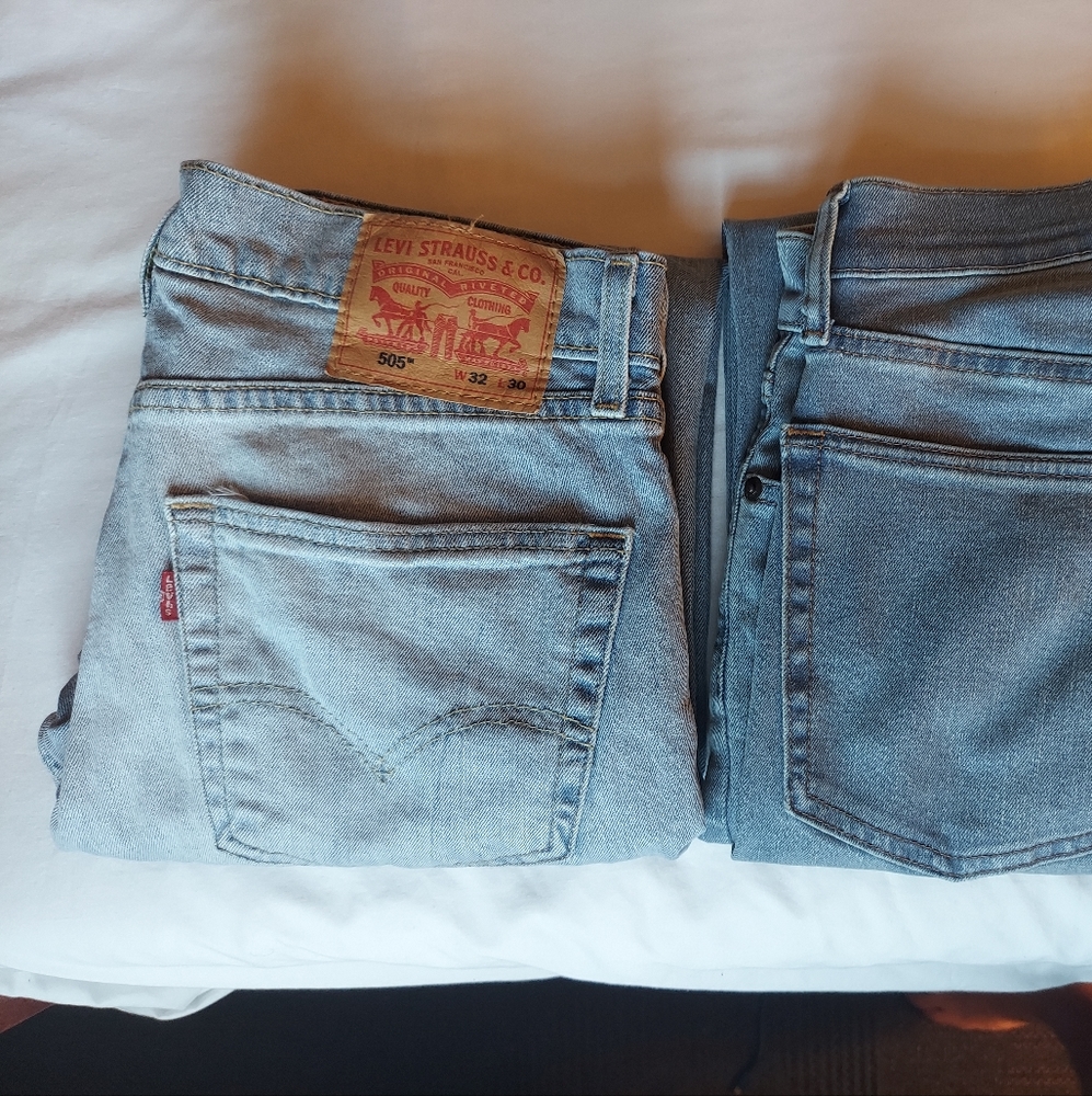 2 pair: jeans